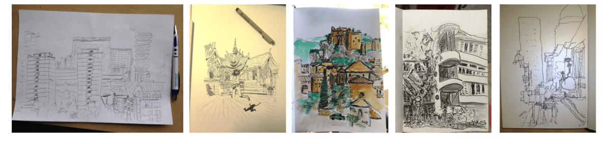 CITY TRAVEL SKETCHES