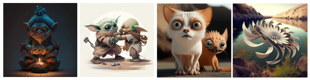 AI PROMPTED: CATS, ORCS AND YODAS IN&nbsp;MIDVALLEY