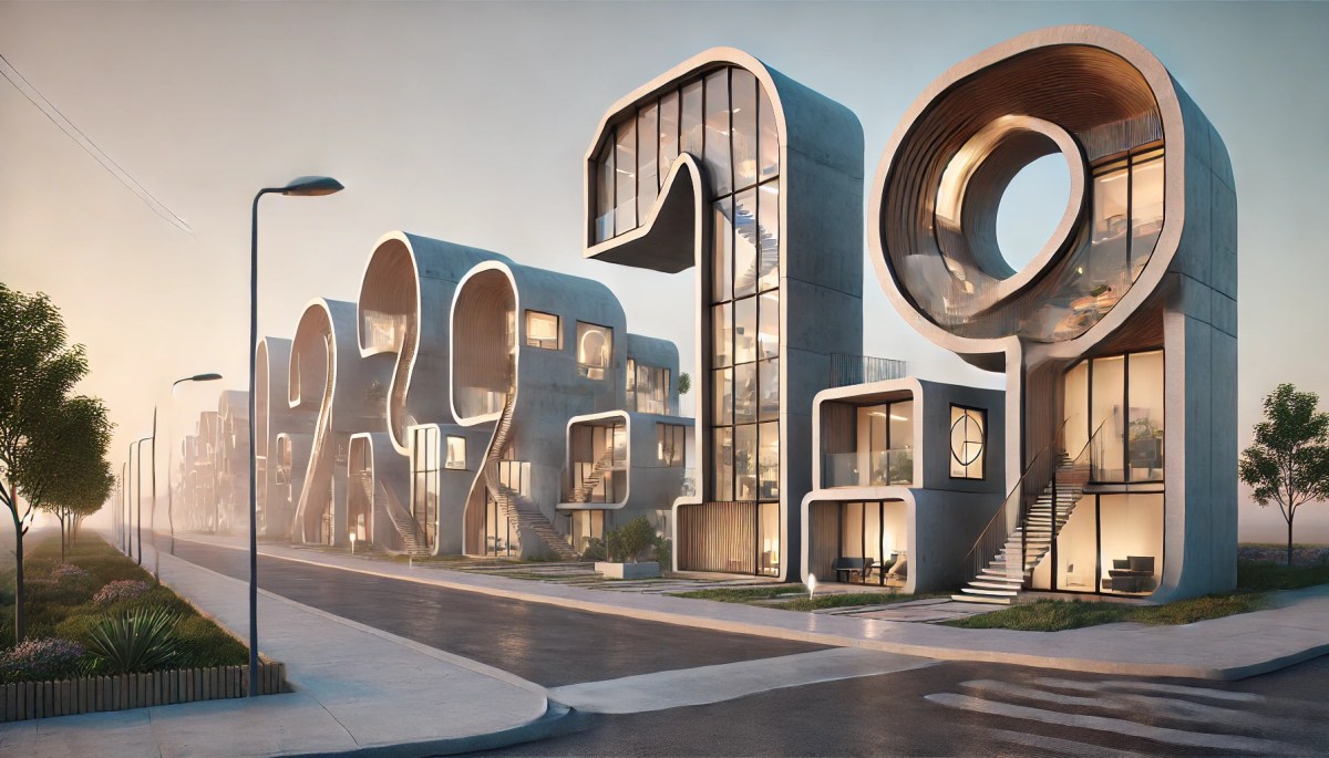 HOUSE NUMBER SHAPED&nbsp;HOUSES